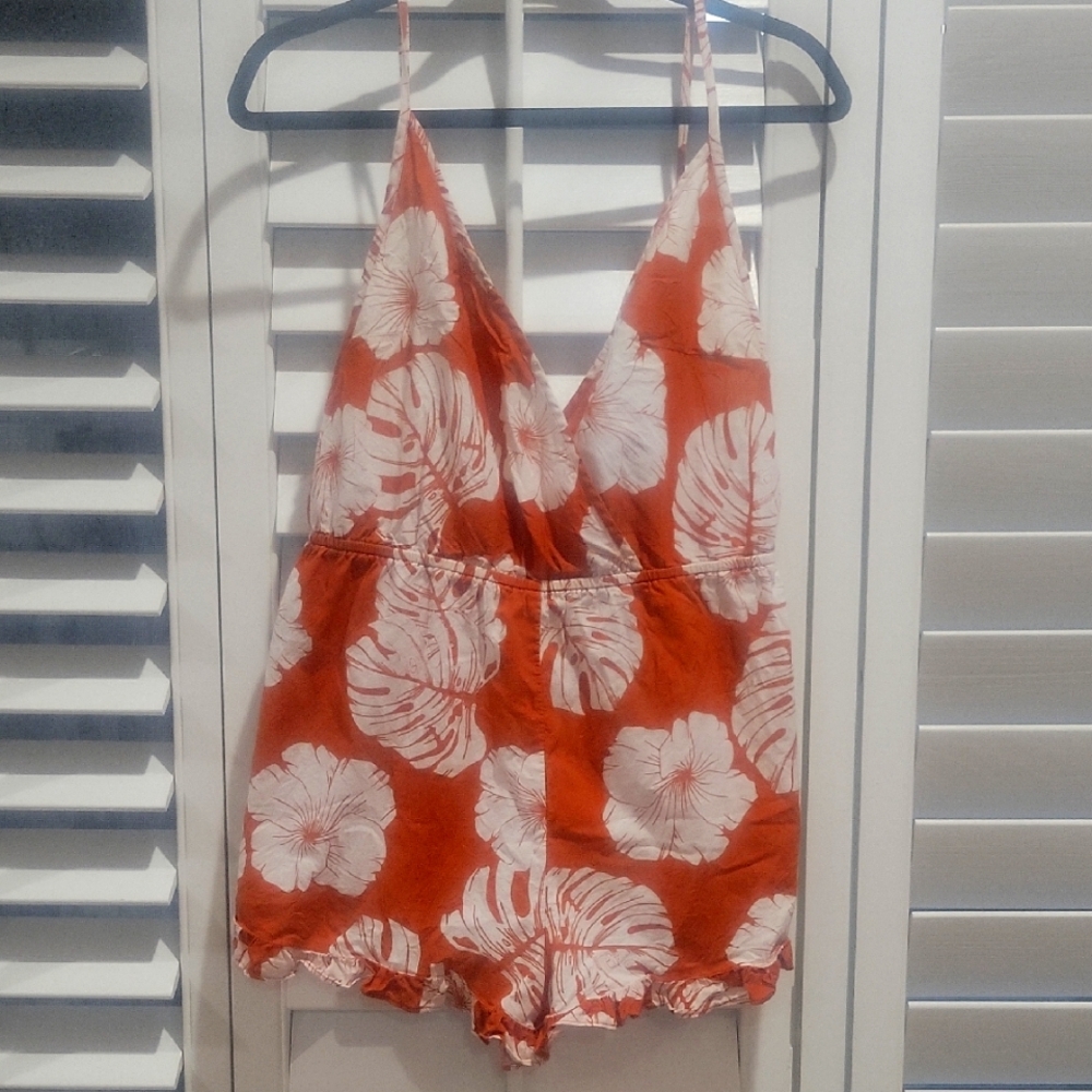 Roxy Floral Romper / Coverup